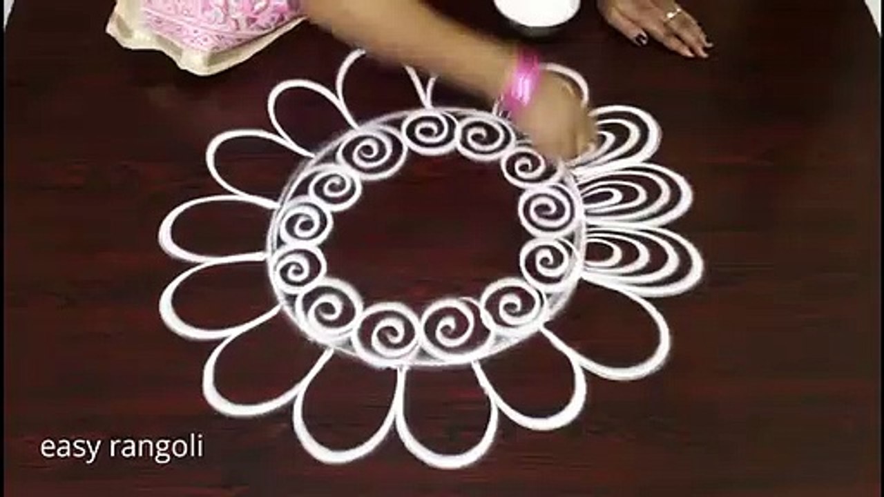 beautiful & creative free hand muggulu easy rangoli kolam simple ...