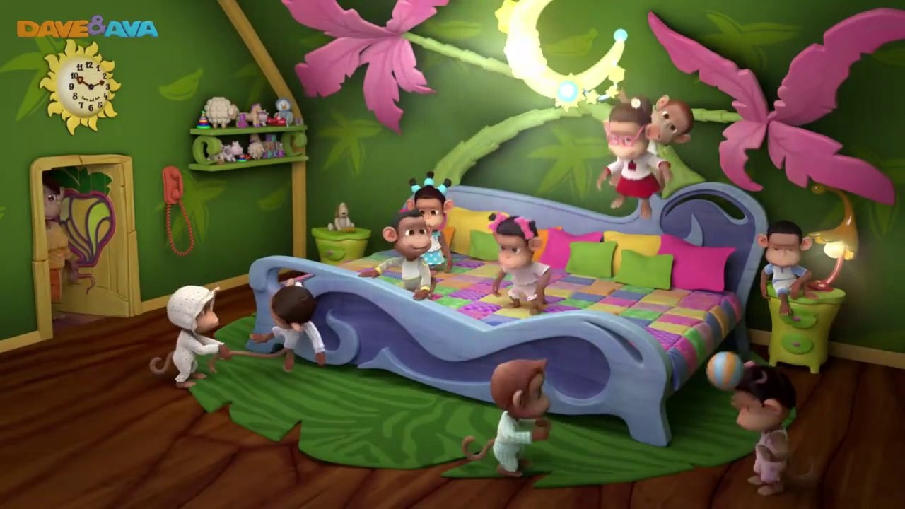 Ten in the Bed | Nursery Rhymes and Baby Songs | YouTube Nursery Rhymes from Dave and Ava