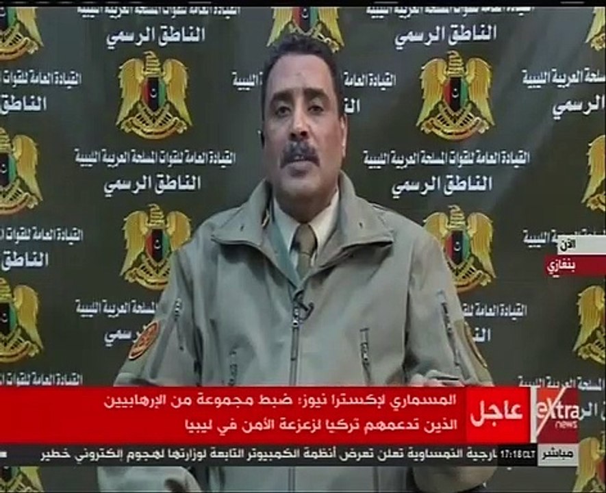 الجيش الليبي يعلن ضبط مجموعة من الإرهابيين تدعمهم تركيا لزعزعة الأمن