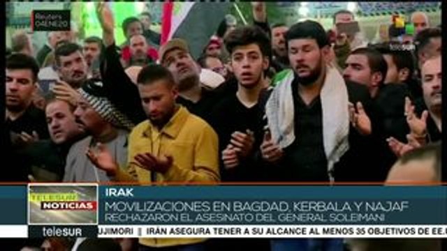 Irak: Bagdad, Kerbala y Najaf reudia asesinato de Qassem Soleimani