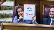 Inés Arrimadas le muestra a Adriana Lastra su currículum y la hunde en la miseria