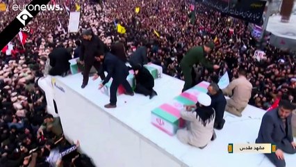 Masivo homenaje a Soleimani en Irán entre amenazas de Estados Unidos