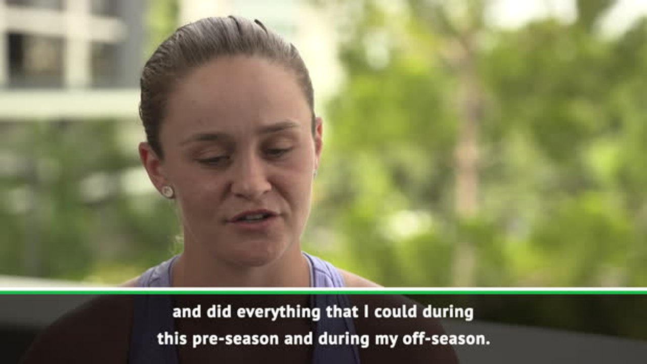 Barty yet to set 2020 goals
