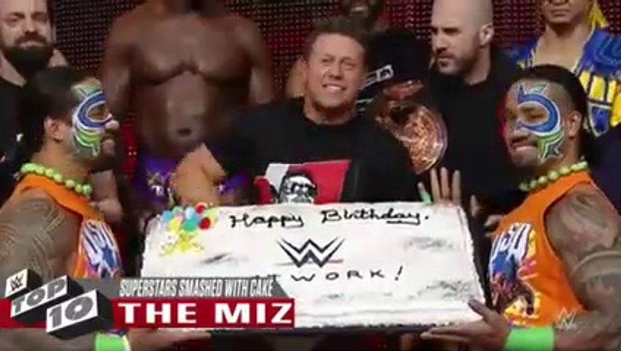 Superstars getting smashed with cake: WWE Top 10, Jan. 5, 2020