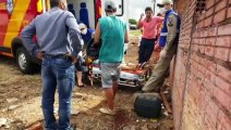 Jovem fica ferida após colisão entre motos no Bairro Tarumã