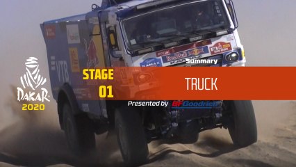 Dakar 2020 - Stage 1 (Jeddah / Al Wajh) - Truck Summary