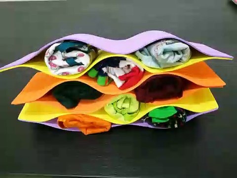 DIY: amazing idea to organize socks and undergarments / Easy storage life hacks