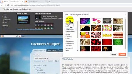 ¿Sabes cómo cambiar el fondo de tu blog en Blogger?
