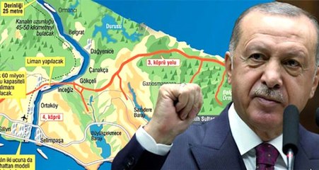 Erdoğan Kanal İstanbul konusunda muhalefete yüklendi: Gerekirse sunum yapacağım
