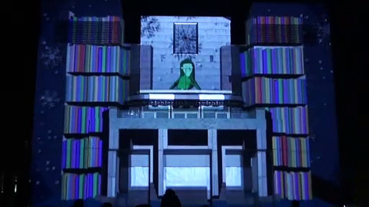 Vídeo-Mapping de Leganés de la Noche de Reyes de 2020