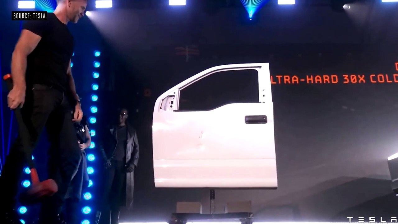 Tesla CyberTruck Glass Failed - Embarrassed Elon Musk