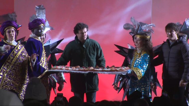 La ciudad de Madrid regala a los Reyes Magos un roscón