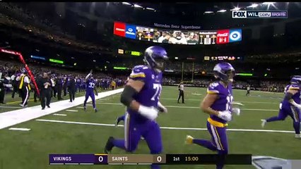 NFL Wild card : Les Vikings surprennent les Saints (20-26) !