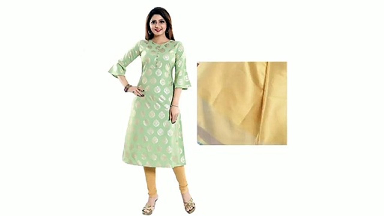 Honeydew melon (Ghiya Colour) Kurti's matching combination By (#Blossom Ideas)