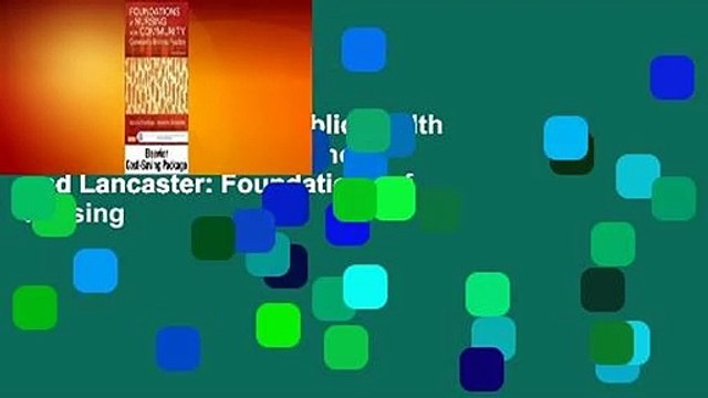 [Read] Community/Public Health Nursing Online for Stanhope and Lancaster: Foundations of Nursing