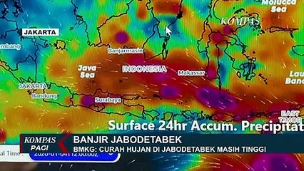 Waspada! BMKG: Curah Hujan di Jabodetabek Masih Tinggi