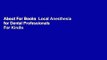 About For Books  Local Anesthesia for Dental Professionals  For Kindle