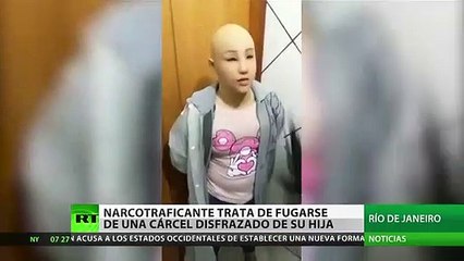 Este líder de una pandilla brasileña se viste como su hija para fugarse de prisión