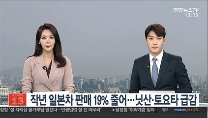 下载视频: 작년 일본차 판매 19% 줄어…닛산·토요타 급감