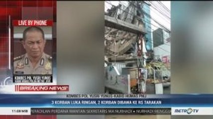Tiga Orang Terluka Akibat Gedung Ambruk di Slipi