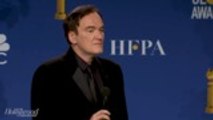 Quentin Tarantino On Best Screenplay Win For 'Once Upon a Time in Hollywood' | Golden Globes 2020