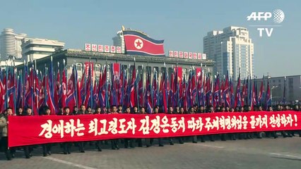 Mass rally in Pyongyang after Kim threatens 'new' weapon