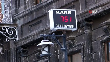 Kars’ta Her Şey Dondu...Termometreler Eksi 16’yı Gördü