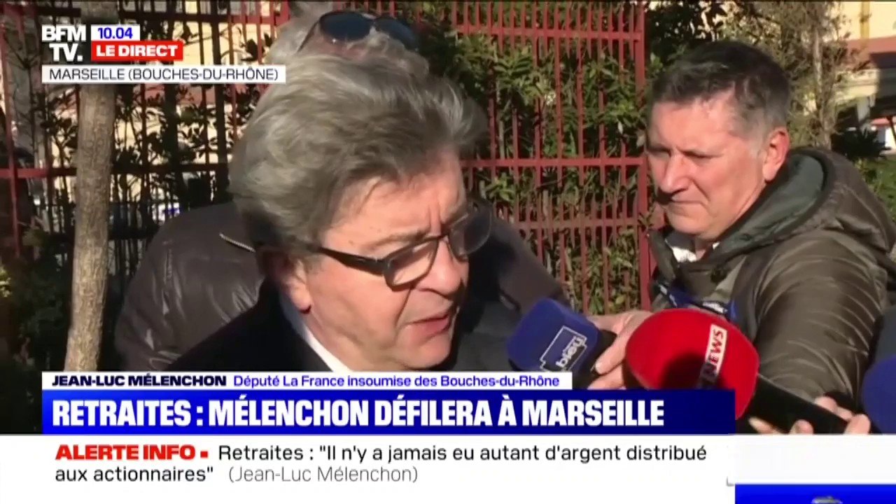 Retraites: Jean-Luc Mélenchon estime "qu'il n'y a pas de problème de financement"