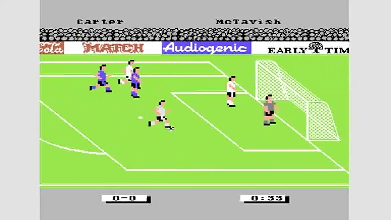 Emlyn Hughes International Soccer Top 12 goals C64 Game