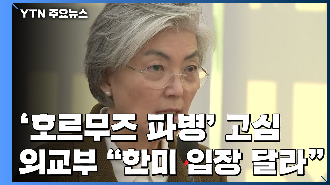강경화 "파병, 한미 입장 같을 수 없어...다음 주 논의" / YTN