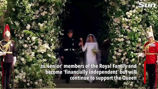 Prince Harry and Meghan Markle quit as senior royals and announce move to Canada