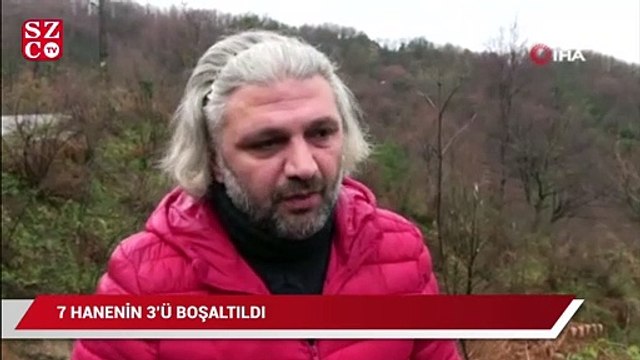 Zonguldak’ta heyelan: Mahalleli geceyi nöbet tutarak geçirdi