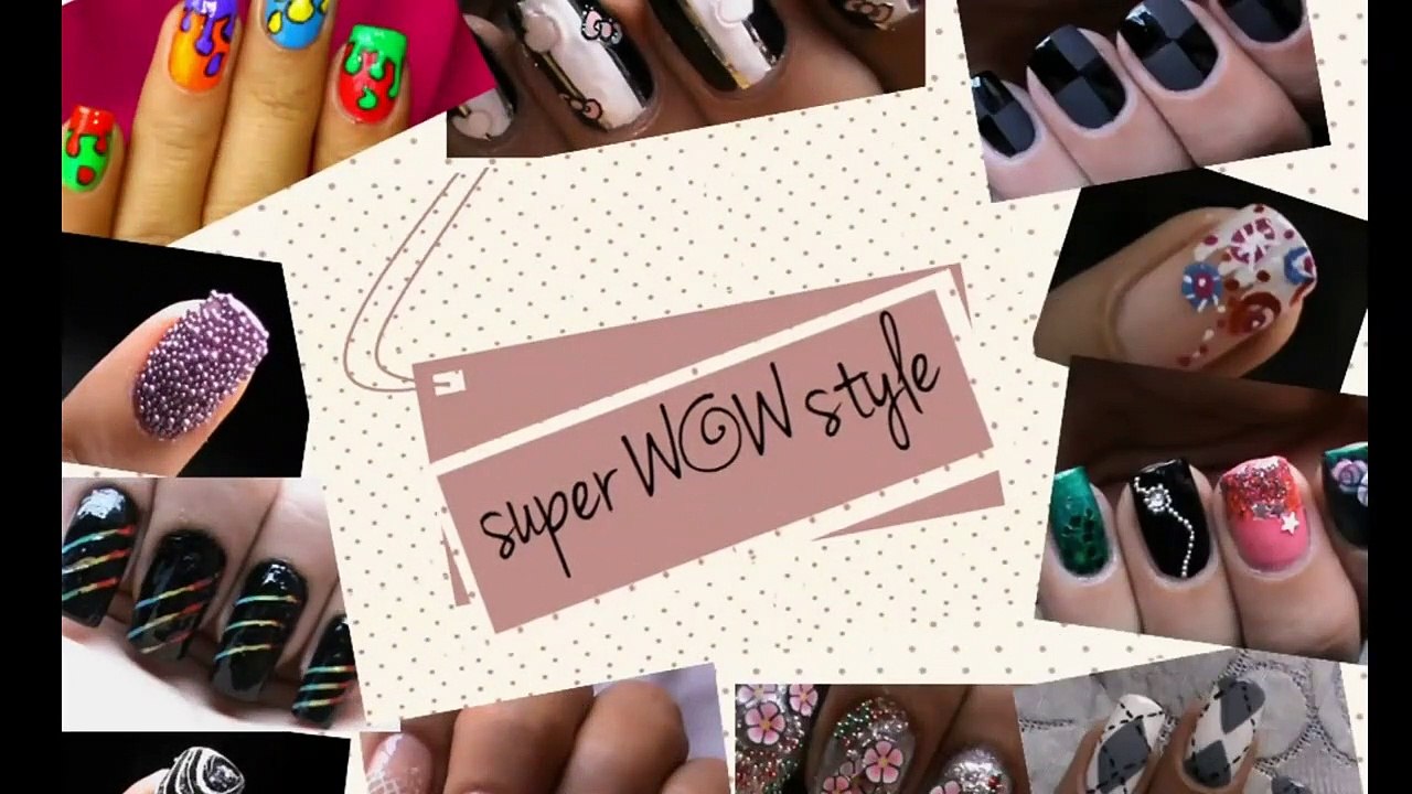 Short Nails Tutorial _  Nail Art Design For Very Short Nails