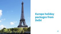 Europe holiday packages from delhi | Shoes on loose