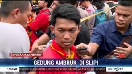 Kesaksian Karyawan Minimarket saat Detik-detik Ambruknya Gedung di Slipi