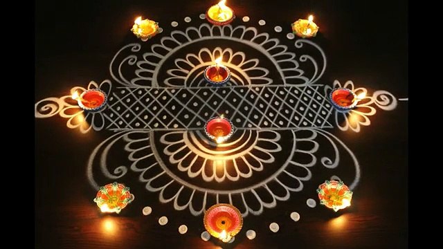 Beautiful & easy rangoli designs for diwali - diwali kolam designs - latest muggulu designs