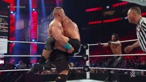 FULL MATCH - Lesnar vs. Cena vs. Rollins - WWE World Heavyweight Title Match_ Royal Rumble 2015 ( 720 X 720 )