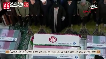 Süleymani'nin cenazesinde Hamaney gözyaşlarını tutamadı