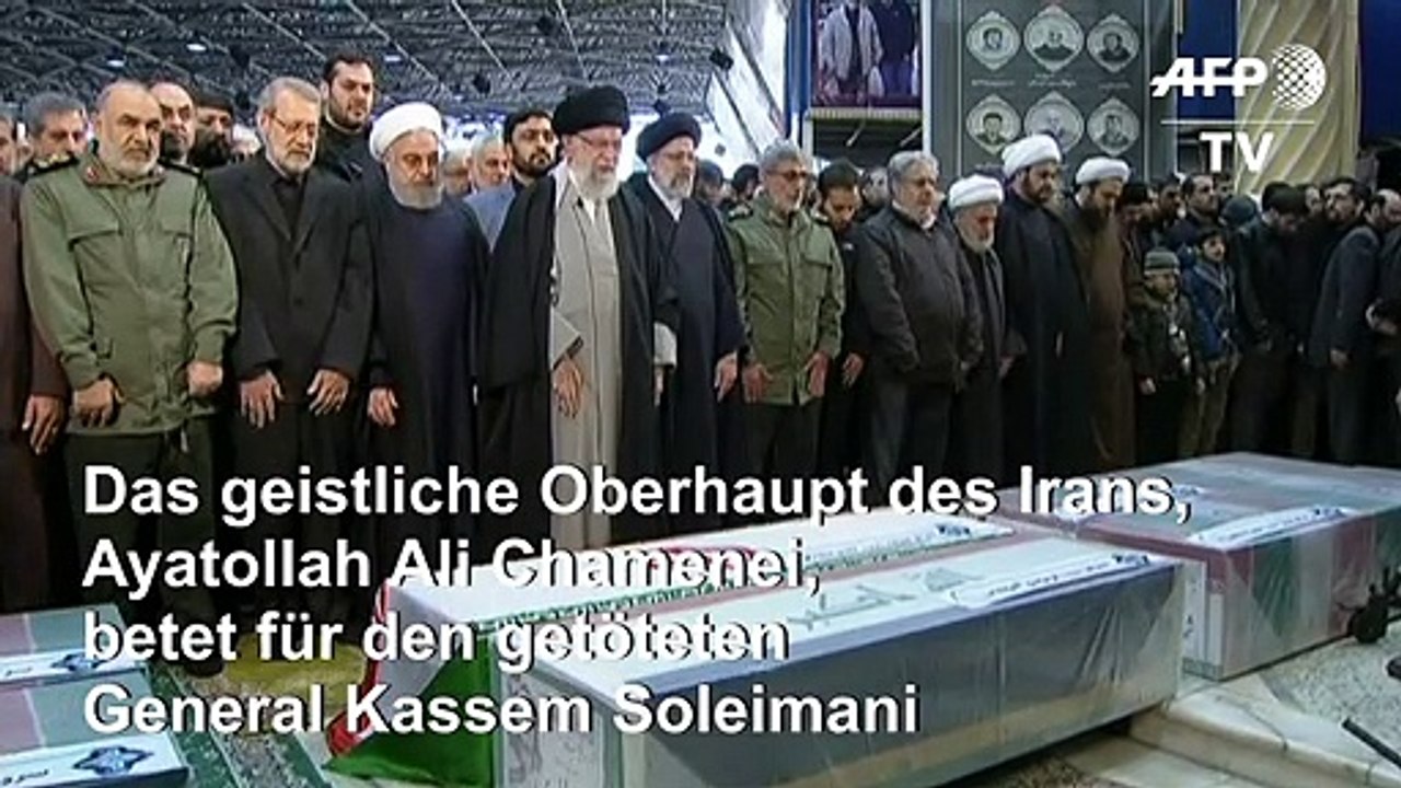 Trauerfeierlichkeiten für getöteten General Soleimani in Teheran
