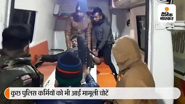 पुलिस मुठभेड़ में 3 इनामी बदमाश घायल