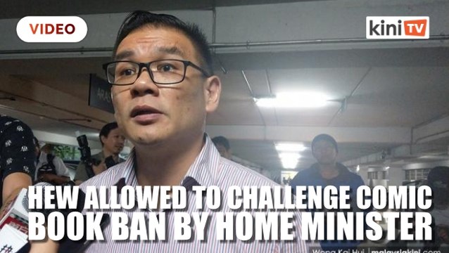 Court grants Hew leave to challenge comic book ban