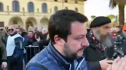 Salvini - Anche a Castrocaro (FC), accoglienza favolosa (05.01.20)