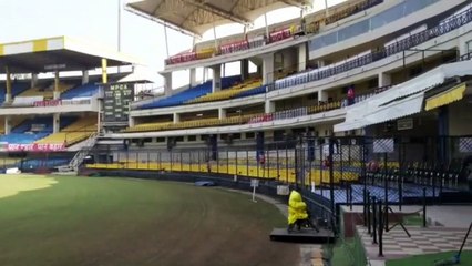 इंदौर में कल मैच के लिए तैयार मैदान, टीमें, दर्शक, प्रशासन और पुलिस