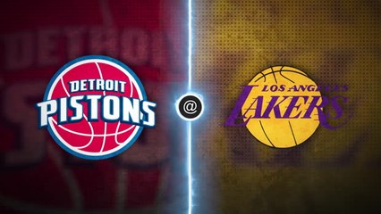 Descargar video: LeBron triple-doubles helps Lakers shoot down Pistons