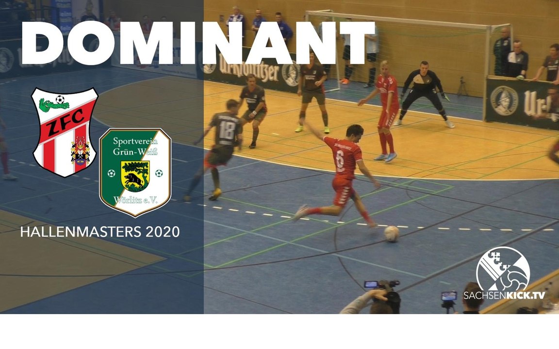 Meuselwitz lässt nichts anbrennen | ZFC Meuselwitz - SV Grün-Weiß Wörlitz (Viertelfinale Hallenmasters 2020)