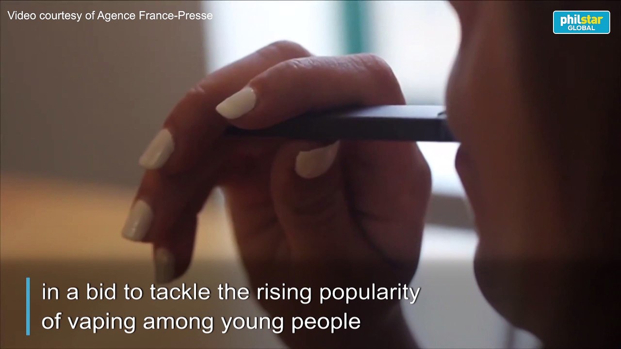 War on vaping: US unveils partial ban on flavoured e-cigarettes