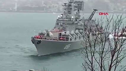 Rus savaş gemisi kabataş'a yanaşırken sürüklendi- 2