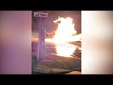 Report TV -Momenti shuarjes së zjarrit të karburantit