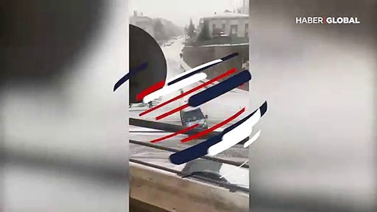 Ankara'da kayan minibüsten atlayan yolcu