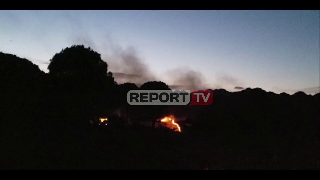 Report TV -Zjarri shkrumbon lokalin në Pyllin Sodës në Vlorë